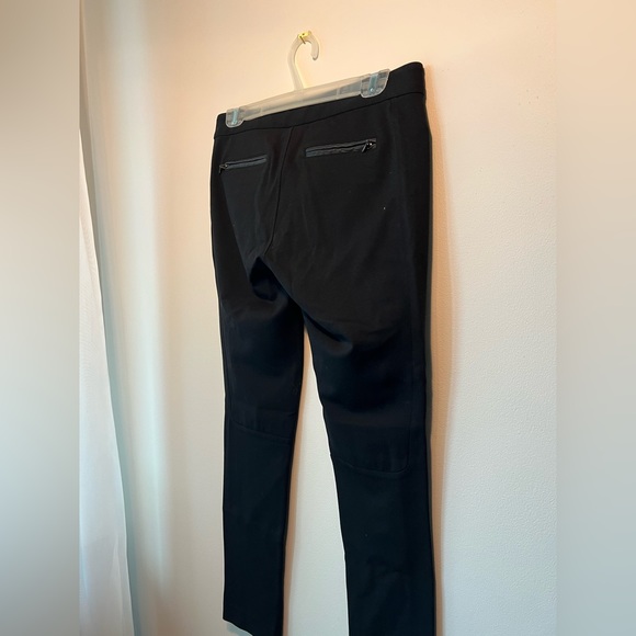 PAIGE Dress Pants w/ “Leather” Accents / Black / US Ladies 27 - Picture 6 of 9